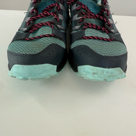 Adidas Galaxy Trail Women’s Running Shoes – Aqua & Charcoal Size 8 - Picture 5 of 9